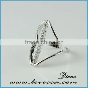 2015 Fashion Jewelry Ring!latest Weddingring Design !micro Pave Diamond Setting Ring-bridal Classic Wedding Ring thumbnail-3
