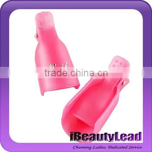 New Coming Nail Soakers With Cap Clip uv Gel Polish Remover Cap Nail Tools thumbnail-3