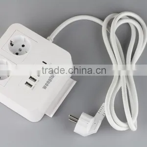 New Model Standard Grounding 2 Schuko Type Multiple Household Outlets thumbnail-1
