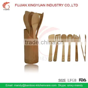 Bamboo 6 Piece Cooking Utensils | Eco-Friendly Kitchen Tools Made to Last thumbnail-1