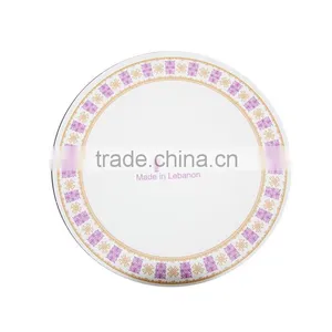 Hangzhou Lvyang/GoBest Golden Food Grade Foiled Stamping Party Disposable Paper Plate For Weeding thumbnail-2