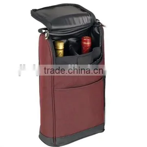 Double Bottle Red/ White Wine Padded Tote Bag/Wine Case thumbnail-1