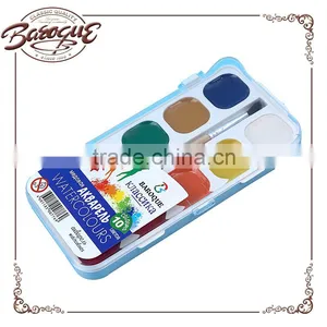 Wholesale Student's Art Material Semi Watercolor Paint, 10Color Paint Watercolot Palette thumbnail-1