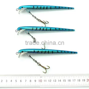 3PCS 12.5cm/8g Fishing Lures 4# Hook With Rolling Swivels Fishing Hard Bait Lures thumbnail-2