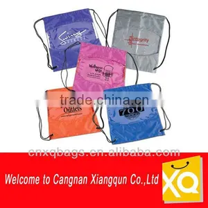 Fashionable Fold up Polyester Drawstring Bag thumbnail-1