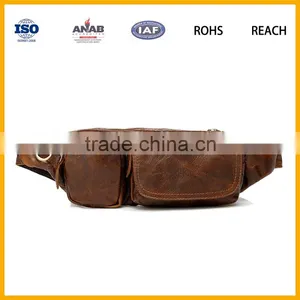 Custom Design Light Weight Canvas Travel Waist Bag for Men thumbnail-1