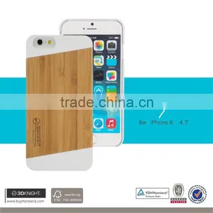 2016 Sublimation Phone Cases Blank Mobile Phone Case Real Bamboo Printing For IP6, for Iphone 6s Blank Case thumbnail-1