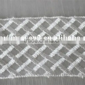 High Quality White 100% Polyester Lace Trim Guipure Lace for Hat thumbnail-3