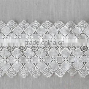 Good Looking 13cm White Polyester Embroidery French Lace thumbnail-3