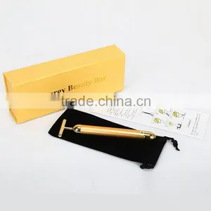 Care Beauty Products Wrinkle Removal Kakusan 24k Gold Vibration Beauty Bar thumbnail-1