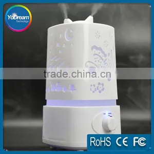 Household 1.5L Ultrasonic Aromatherapy Diffuser Spa Mist Air Humidifier for Cough/Allergies/Dry Skin/Cigars/Basement/Attic thumbnail-1