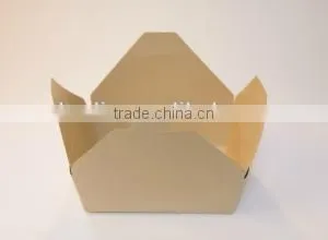 Eco Friendly Biodegradable Wheat Straw Disposable Paper Bento Lunch Box thumbnail-5