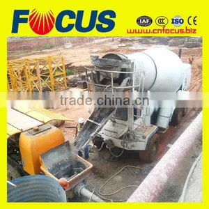 400m Vertical Delivery Distance Diesel Engine Concrete Trailer Pump 88m3/h thumbnail-2