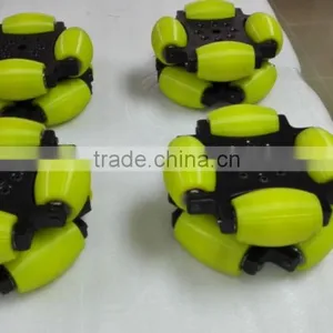 254mm Heavy Duty Industrial Omni Directional Wheel With Pu Roller (professional Custom,payload:500KG/pcs ) thumbnail-4