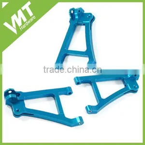 CNC Precise Machining Blue Anodised Aluminium Rear Arm Made in VMT Factory thumbnail-1