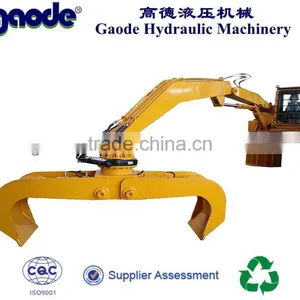 Hydraulic Rotated 4 Tines Grapples for Rock thumbnail-1