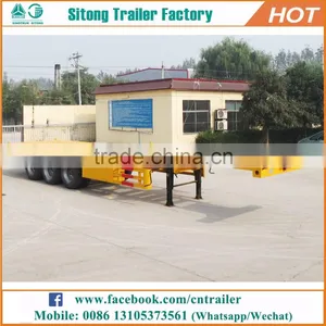 Factory Price Tri-axle 30 Ton Customized Trailer for 20 Shipping Container thumbnail-3
