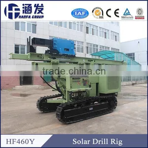 HF460Y Photovoltaic Solar Spiral Pile Rig/Photovoltaic Pile Driver/Mini Mobile Pile Drilling Rig thumbnail-3