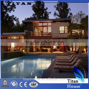 Luxury Light Steel Structure Prefab Mansion thumbnail-1