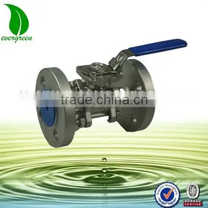 New Product Long Handle Stainless Steel Flanged Mini Ball Valve thumbnail-2