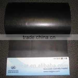 Black Color Hot Laminated Vinyl Coated Polyester Flexible Air Duct Tarpaulins thumbnail-1
