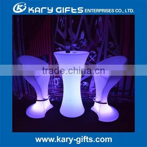 Outdoor Led Illuminated Furniture Wedding Light Round Table thumbnail-1