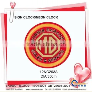 NEON CLOCK WALL CLOCK 12NC203A thumbnail-1