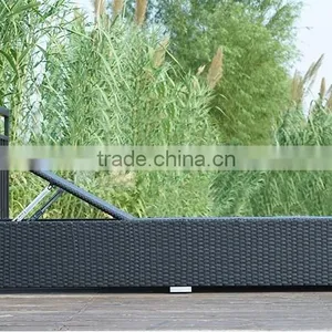 Outdoor Lounge Chaise, Rattan Beech Lounge Chaise thumbnail-5