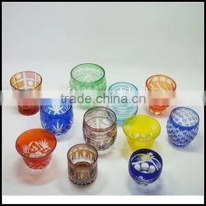 2017 China Traditional Made Overlay Etched Pink Wine Glass thumbnail-4