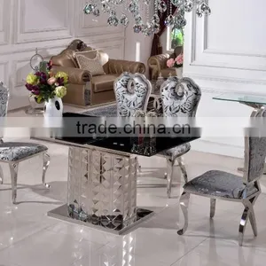 TH391 2015 New Model Foldining Tempered Glass Dining Table thumbnail-2