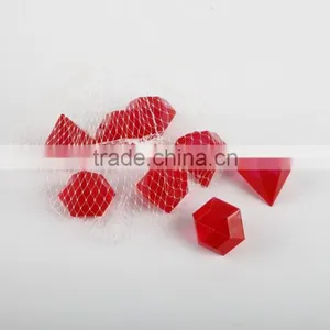 Diamond Shape Reusable Plastic Ice Cube With BPA Free Material thumbnail-2