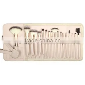 18pcs New Style Best Rated Travel Personalized Makeup Brushes Rose Gold Champagne thumbnail-2