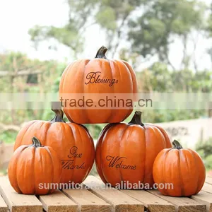 Resin Thanksgiving Decorations Artificial Thanksgiving Pumpkin thumbnail-1