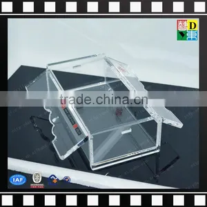 Hot Sale Fashionable Acrylic Tissue Box/case, Acrylic Napkin Holder From Shenzhen Yidong thumbnail-2