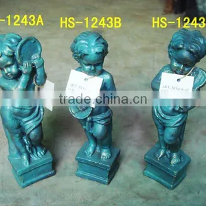 Antique Large Cast Iron Garden Statues thumbnail-1