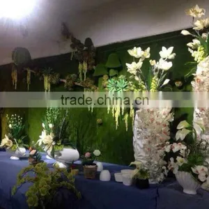 Hot Boutique Cheap Wedding Stage Backdrop Wedding Flower Wall thumbnail-1
