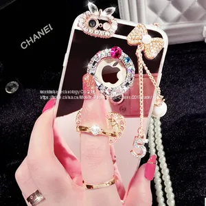 Protective Case Cover Silicone Mobile Phone Cases for IPhone7/7Plus/6/6s/6plus/6splus Cell Phone Diamond Crystal Cases thumbnail-1