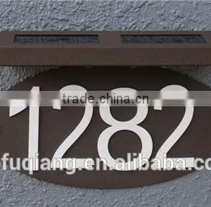 Fq-544 LED Address Plate by Solar Power House Numbers Light thumbnail-1
