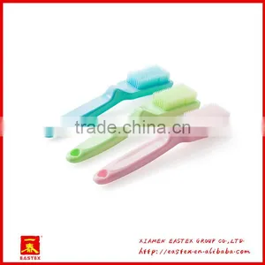 High Quality Plastic Fruit and Vegetables Cleaning Brush thumbnail-3