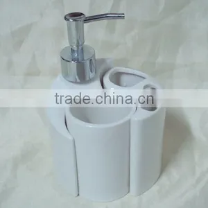 Ceramic Bathroom Sets White Color Handmade thumbnail-1