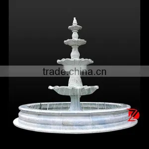 Marble Tiered Fountain With Four Layers thumbnail-1
