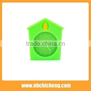 Houses Shape Small Needles Silicone Travel Alarm Clock thumbnail-1