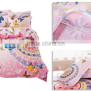 Elegant Pinkie Lady Princess Bedding Set of Sun and Butterfly, High Quality Girls Bedding Set BF11-05143c thumbnail-2