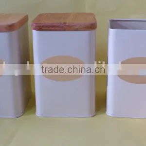 Kitchen Storage Containers 3pcs Tea Sugar Coffee Canisters thumbnail-1