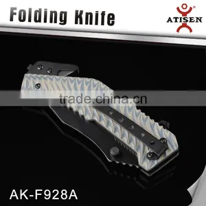 High Quality 4.5' Blade Camping Knife With G10 Handle Hunting Pocket Knife Tools thumbnail-2