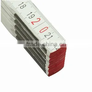 2 Meters Red End Extension Wood Rule thumbnail-2