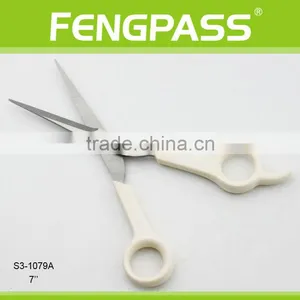 S3-1079A 7" Inch 2CR13 Stainless Steel With PP Handle Professional Hair Salon Scissors For Hair Cut Design thumbnail-2