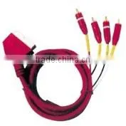 Scart Male to 4RCA Male Cable VK30416 thumbnail-1