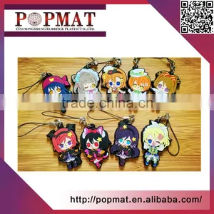 Fancy Customized Rubber High Quality 3D PVC Rubber Key Chains thumbnail-2