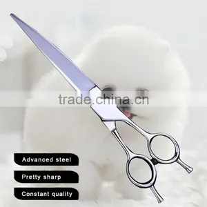 CA-75J 7.5inch Downward Curved Double Finger Rest Dog Grooming Scissors thumbnail-5